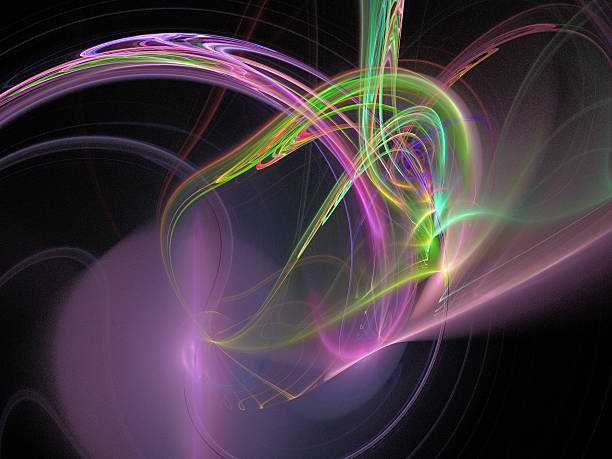 istock Digital Fractal on Black 508726915