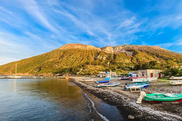 Island of Vulcano. Aeolian Islands, Sicily, Italy