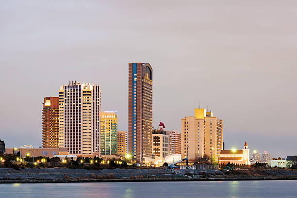 istock Buildings by the seafront in Osaka 508750456