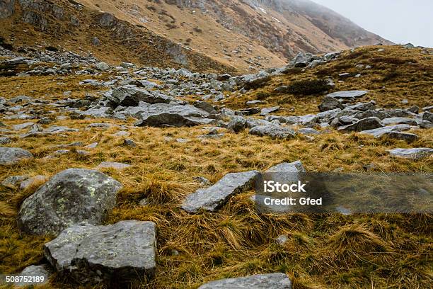 Misty Mountains Stock Photo - Download Image Now - Autumn, Beauty In Nature, Cliff