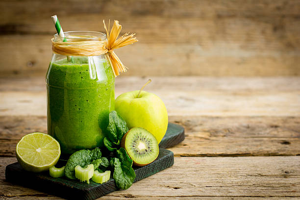 istock Fresh and healthy green smoothie 508753736