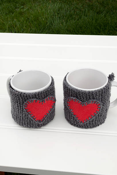 istock mug warmer on a table in a garden 508756474