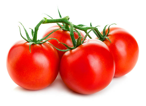 数多くの新鮮なレッドトマトに隔てられた白の背景ます。 - tomato vegitable isolated food ストックフォトと画像