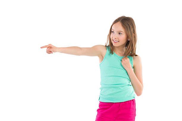 istock Little girl pointing 508757851