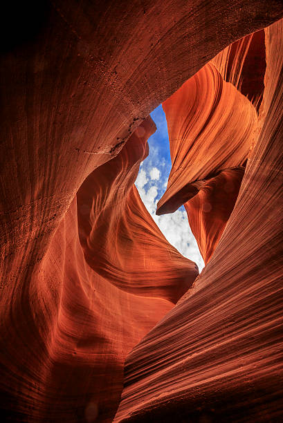 antelope canyon, arizona, estados unidos - antelope canyon lower antelope canyon arizona rock fotografías e imágenes de stock