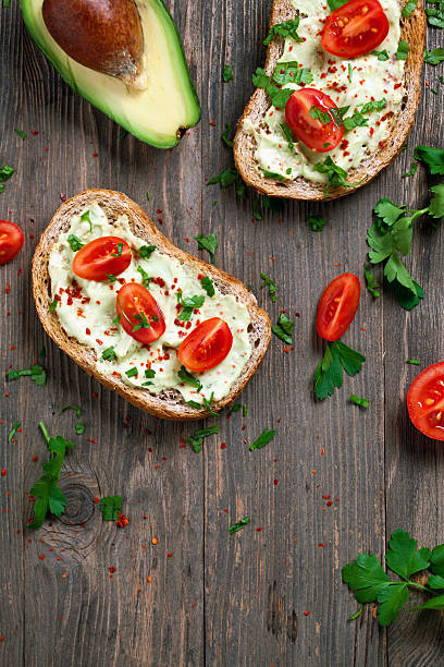 istock Healthy whole grain bread with avocado 508758930