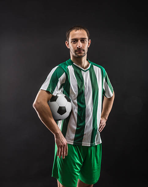 istock Football-player with a ball 508759984