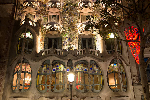 Casa Batllo, Gaudi Barcelona stock photo