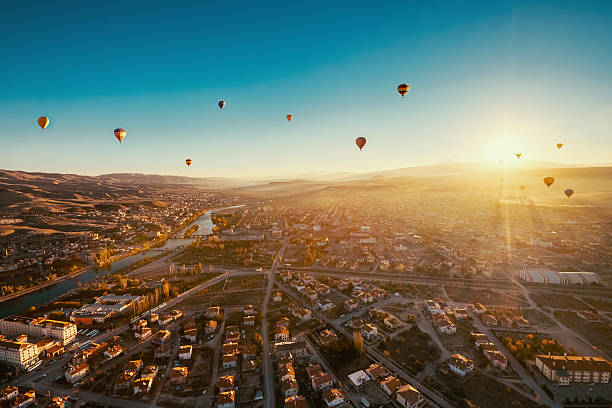 istock Ballons over Avanos town in Cappadocia. 508762256