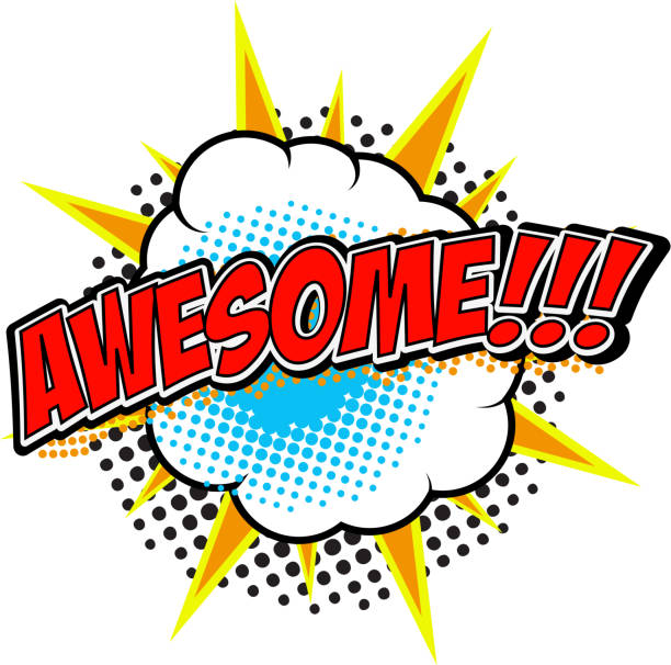 ilustraciones, imágenes clip art, dibujos animados e iconos de stock de increíble. vector de de elemento de diseño - imponente