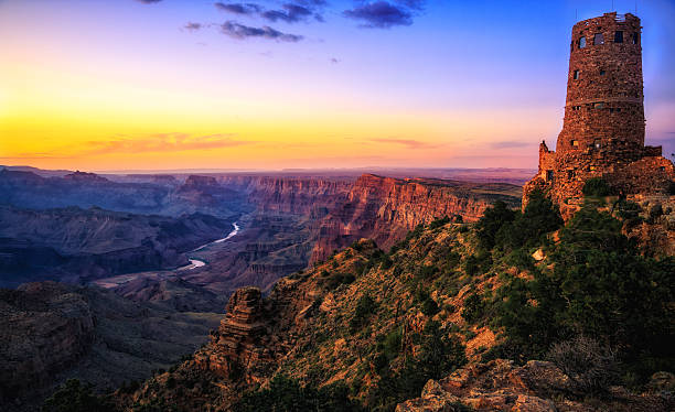 istock Watchtower Over the Grand Canyon 508784259