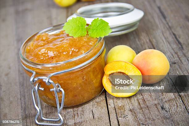 Apricot Jam Stock Photo - Download Image Now - Apricot, Apricot Jam, Breakfast