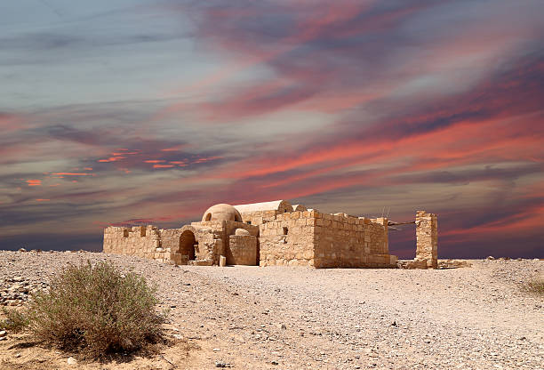 istock Quseir (Qasr) Amra desert castle near Amman, Jordan. 508788079