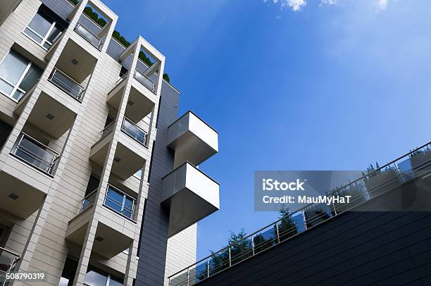 City Living Stock Photo - Download Image Now - Apartment, Architecture, Blue