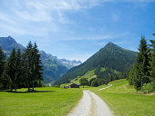 Hinterhornbach in the Lechtal alps