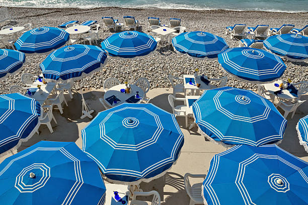 istock City of Nice - Beach with umbrellas 508791651