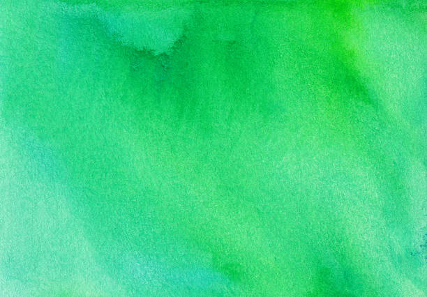 istock Bright shades of green hand painted with slight texture 508795554
