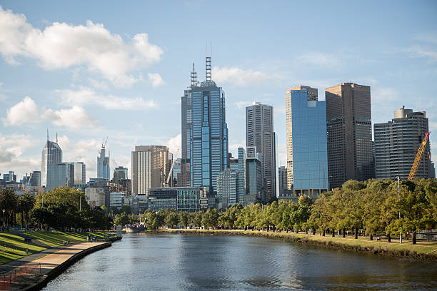 istock Looking towards the Melbourne CBD along the Yarra River 508796280