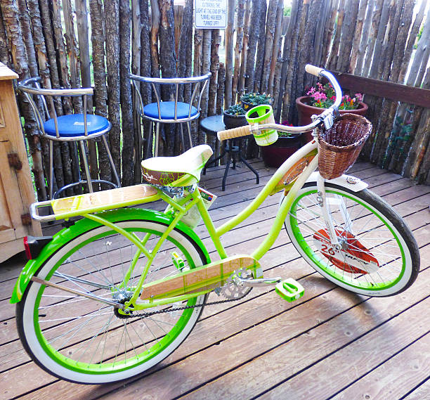 istock Bicycle at home. In the backyard. New Mexico. USA 508796668