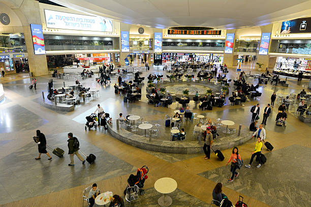 ベングリオン空港イズラエル - tel aviv ストックフォトと画像