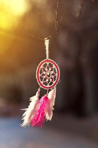 istock Dreamcatcher handmade cotton yarns using natural colored feather 508811536