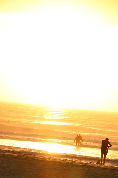 istock Surfers head into the Sunrise 508812086