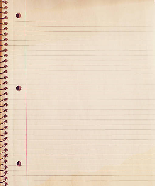 istock Vintage grunge page old school notebook paper 508812890
