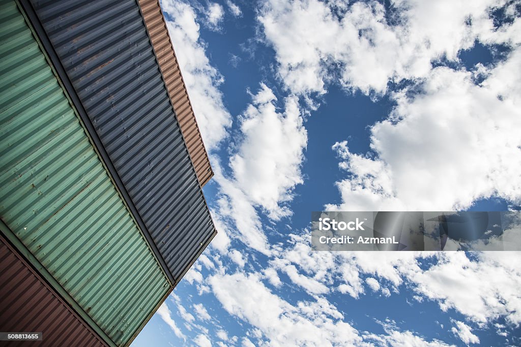 Container - Lizenzfrei Arbeitsstätten Stock-Foto