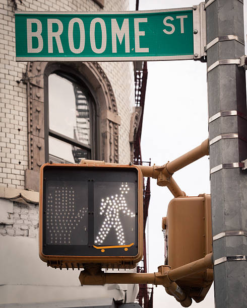 istock Pedestrian crossing signal for skateboarding NYC 508813793