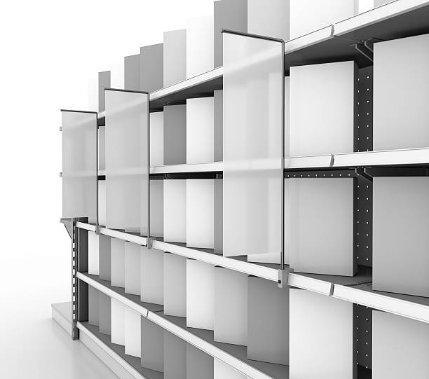 istock shelves with blank products 508814343