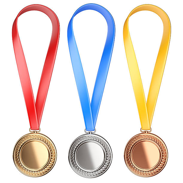 istock Three winning places concept. Medals with Ribbon 508815038
