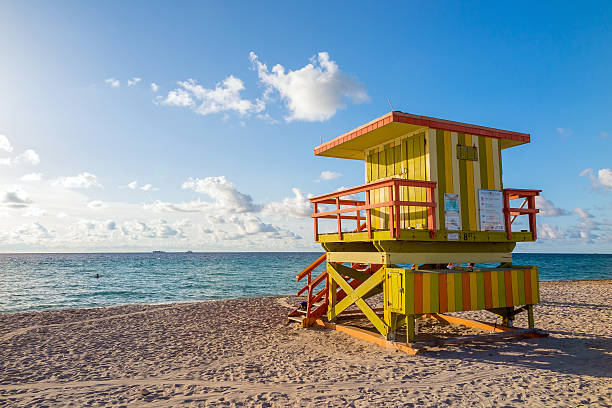 istock Lifeguard Tower in South Beach, Miami Beach, Florida 508815205