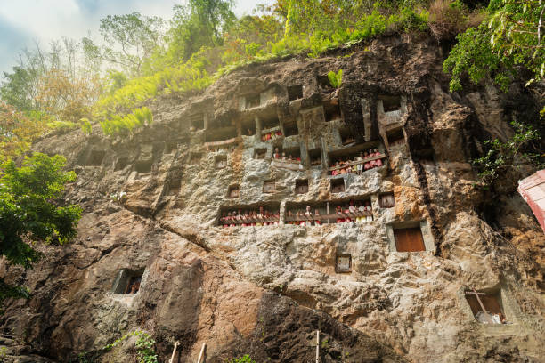 istock Lemo is cliffs burial site in Tana Toraja 508815760