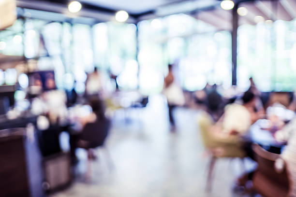istock Blurred background :Customer in Coffee shop 508816000