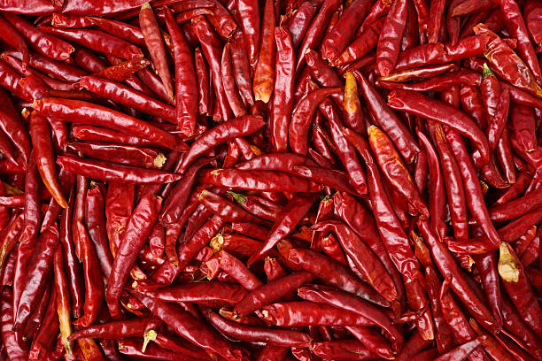 istock Close-up of dried chili peppers 508816340