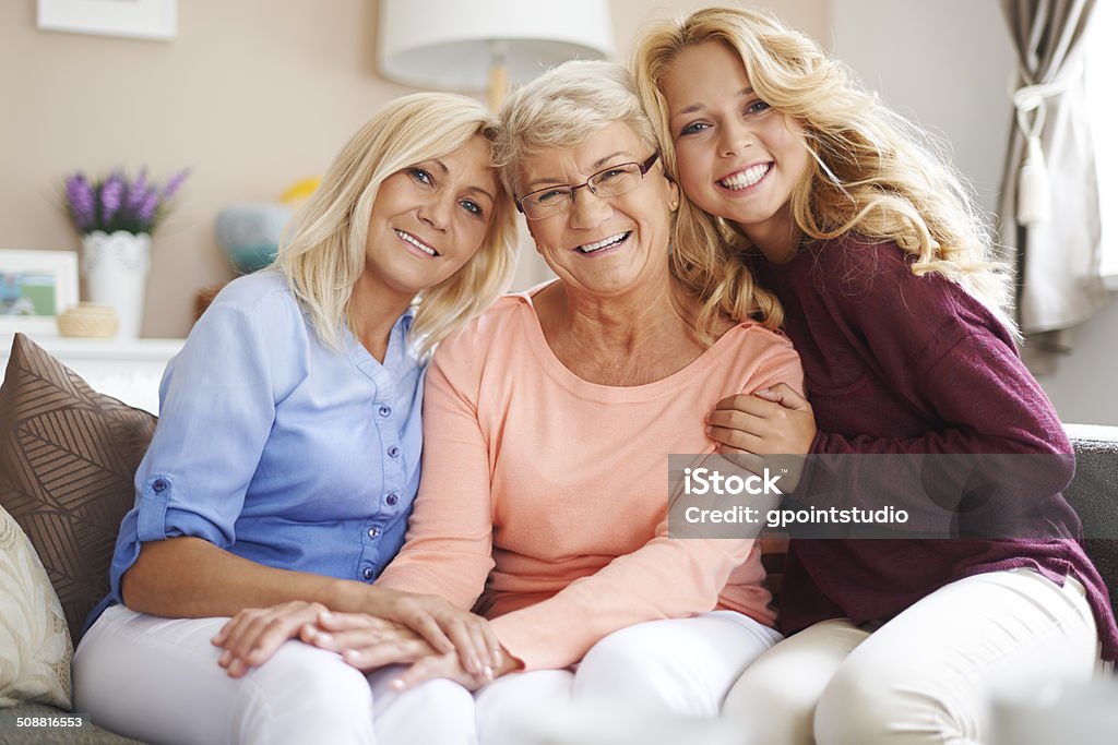 Meeting mit der Familie ist sehr wichtig für Sie - Lizenzfrei Familie mit mehreren Generationen Stock-Foto