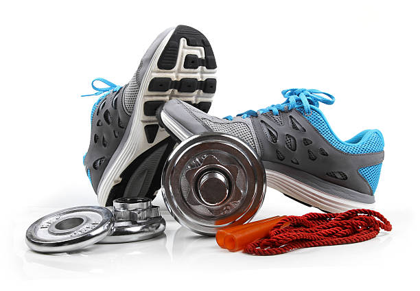 istock fitness equipment isolated on white 508816721