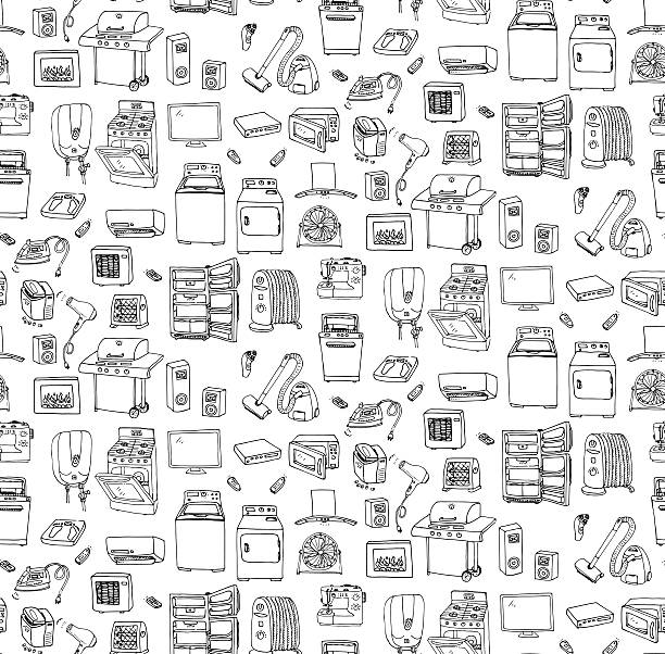 55,100+ Drawing Of Household Appliances Stock Photos, Pictures