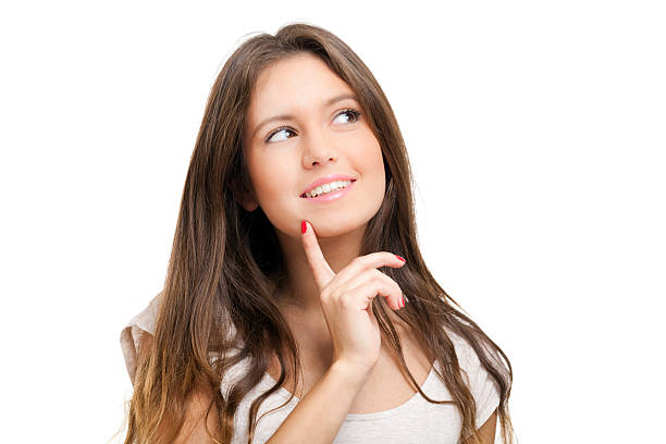 istock Beautiful woman having an idea 508819285