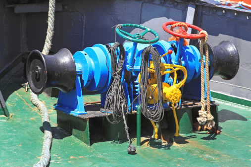 Windlass Definition Anchor Windlass Stock Photo - Download Image Now - Anchor - Vessel Part ...