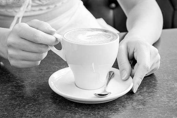 istock Morning coffee. Cup of Cappuccino in Cafe 508820217