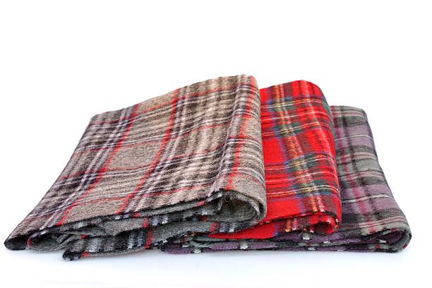 istock Multicolored Tartan Scarves 508821025