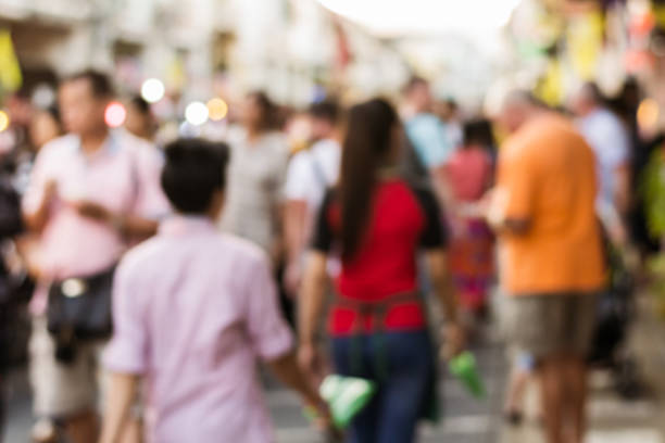 istock Blurred people in the street 508833786
