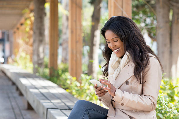 istock Woman texting on mobile phone. 508833826