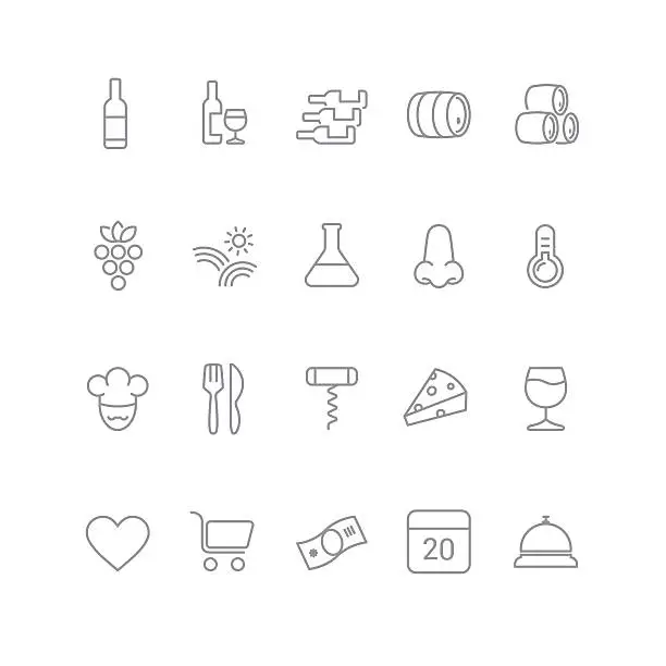 Photo of wine icons