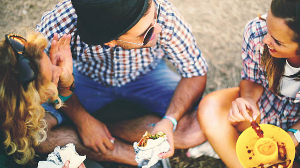 istock Group of friends having a bite. 508841156