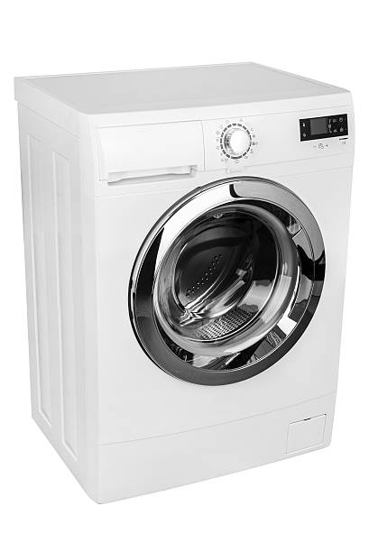 istock Isolated washing machine on a white background 508851594