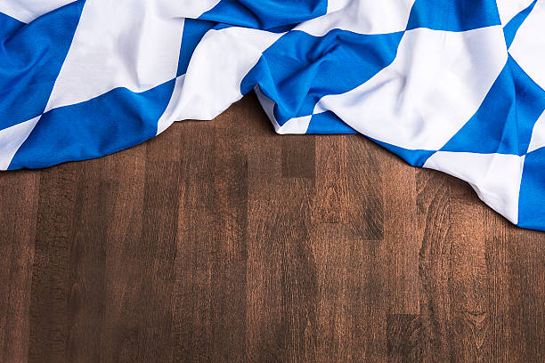 istock Bavarian flag as a background for Beer Fest 508852133