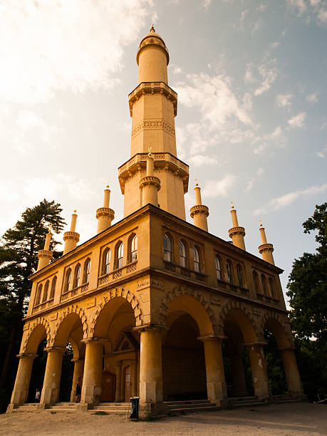 Minaret in Lednice park, Lednice-Valtice Cultural Landscape, Czech Republic
