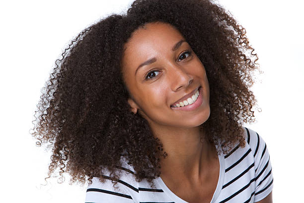 istock Pretty young black woman smiling 508853175